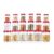 MILTON Vitro Airtight Pet Containers for Kitchen Storage, Food Grade, Stackable, Transparent Organizer Jars, Set Of 18 (6 X 230ml, 6 X 600ml, 6 X 1.18L) for Tea, Coffee, Sugar Red Wine