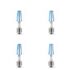 Philips 4-Watt Filament Candle Led Bulb | Diffused Candle Bulb For Home & Decoration | Bulb Base: E27, Cool White | Pack Of 4