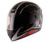 Vega Cliff Aviator Black Orange Helmet-L