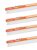 Halonix 22-watt LED Batten/Tubelight | Streak square 4-ft LED Batten for Living Room & Bedroom | Cool Day Light, Pack of 4