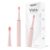 Beatxp Vista Sonic Electric Toothbrush For Adults With 2 Brush Heads & 5 Cleaning Modes | Rechargeable Electric Toothbrush | 30000 Strokes/Min With Long Battery Life (Pink)