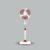 Bajaj Rapido 400 mm Pedestal Fan, Wine Red, With Full Copper Motor and High Speed Operation, Regular