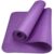 Yoga Mats For Women And Men Nbr Material With Carrying Strap, Extra Thick Exercise Mats For Workout Yoga Mat For Women For Workout, Yoga, Fitness, Exercise Mat Anti Slip Yoga Mats (4Mm) (Purple)