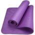 Yoga Mats For Women And Men Nbr Material With Carrying Strap, Extra Thick Exercise Mats For Workout Yoga Mat For Women For Workout, Yoga, Fitness, Exercise Mat Anti Slip Yoga Mats (4Mm) (Black)