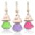 The Old Natural Snif Diamond Hanging Car Perfume Combo Pack | Long Lasting Car Freshener with Refill Pack | Combo – Pack of 3 (Jazzy Jasmine, Romantic Rose and Lavender Love)