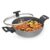 MILTON Pro cook Black Pearl Aluminium Induction Kadhai, 24 cm /2.8 L, Grey | 1 Years Warranty