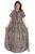 Fabme Women’s Satin Animal Print Floor Length Night Gown (NW0237CH_Cheetah Brown_Free Size)