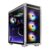 Xpg Battle Cruiser Pc Case With 4*Argb Combo Controller Fans And 4-Side Tempered Glass Panels (White)