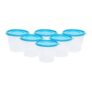 Cutting EDGE Nesterware 1000ml Round Stackable Container (Set of 6, Blue)