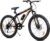 LEADER Beast MultiSpeed Bike with FS & DD Brake 26 T Mountain Cycle(7 Gear, Black, Only Front Suspension)