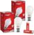 Eveready 10W LED Bulb Pack of 2 with Free 2 Batteries(White, Pack of 2)