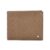Tommy Hilfiger Erik Leather Passcase Wallet for Men – Tan, 12 Card Slots