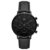 MVMT Legacy Traveler Qtz Multifunction Black Round Dial Men’s Watch|Black Leather Material|Black Color Band – 28000280-D