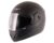 Vega Cliff ISI Certified Lightweight Full Face Gloss Finish Helmet for Men and Women with Clear Visor(Black, Size:L)