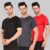 Vector X OMT-197 Men’s Polyester Half Sleeve Round Neck T-Shirt (Pack of 3)