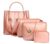 Mammon Women’s pink Handbag (Set of 4)