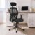Savya Home Apollo High Back Ergonomic Chair For Office Work At Home, Office Chair For Men & Study Chair, Computer Chair With 2D Adjustable Headrest & Lumbar Support, 120° Tilt & Lock Mechanism Black