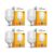 wipro Garnet 40W LED Bulb for Home & Office |Cool Day White (6500K) | B22 Base|220 degree Light coverage |4Kv Surge Protection |400V High Voltage Protection |Energy Efficient | Pack of 4