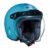 Royal Enfield Open Face Camo MLG Helmet with Bubble Visor Matt Squadron Blue, Size: L(59-60cm)