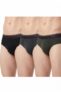 Van Heusen Men Briefs – 100% Combed Cotton – Pack of 3 – Anti Bacterial, Colour Fresh, Moisture Wicking_10003_Peat, Anthra Mel, Pure Black_S