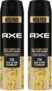AXE Gold-Temptation Body Spray  –  For Men(430 ml, Pack of 2)