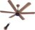Candes Phantom LED Light 5 Star 1200 mm BLDC Motor with Remote 6 Blade Ceiling Fan(Brown Rusty, Pack of 1)