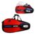 WHACKK Drive|Unisex Lightwieght Tennis Badminton Squash Shuttle Equipment Kit Bag Cover |Spacious Compartments | Sports Bag |Carry as Backpack & Duffel |Ten-6 Badminton-8 (Red Black)