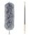 GLUN® Microfiber Duster Mop with Steelness Steel Rod, for Cleaning Under Bed, Top of The Roof with Long Steel Handle Duster Flexible Washable & Retractable (Pack of 1)