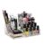 JIALTO Plastic Cosmetic Organizer 16 Compartment Makeup Jewellery Lipstick Storage Box and nail paint stand holder Transparent | Size 21L x 12.5W x 7.8