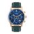 Timex Analog Watch For Men With Blue Dial & Blue Leather Strap Band – Water Resistant Men’S Wrist Watches -Tweg294Smu03