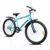 Leader Scout MTB 26T Mountain Bicycle/Bike Without Gear Single Speed for Men – Sea Green, Ideal for 10 + Years, Frame Size: 18 Inches