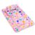 GLUN® 4 Piece Newborn Baby Cotton Bedding Set, Pink Colour for Girl (1 Bed, 2 Round Pillow, 1 Head Shaping Pillow), High Quality Fibre Cotton, Maternity, Newborn Essentials Accessories