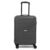 Emblem Luggage Hard Cabin Trolley Small 55cm Trolley Bag for Travel, Lock System 360 Degree 8 Wheels (Grey)