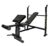 PRODUMAN HUB Home Gym Bench bench,Multipurpose bench (incline,decline flat,leg curl leg ext,Prechare) Model Number -safty 06