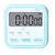 Desi BAE Digital Kitchen Timer & Stopwatch – Large Digit Countdown, Loud Alarm, Magnetic Back Stand Ideal for Cooking, Baking, Stop Watch Timer for Study Table Accessories for Students (Blue)