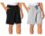 Buy That Trendz Mens One Side Zipped Pockets Shorts | Men’s Cotton Shorts | Shorts for Mens | Mens Shorts Combo Pack of 2 Black-Grey Large