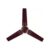 RR Signature Wavia 1200mm 44-Watt High Speed 3Star Ceiling Fan (Cedar Brown)