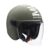 Royal Enfield Open Face MLG Helmet with Clear Visor Matt Battle Green, Size: XL(61-62cm)