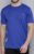 Smartees Solid Men Round Neck Blue T-Shirt