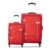 Skybags Zen Set of 2 (58 cm+70 cm) Check-in Trolley Bag | Soft-Sided Luggage for Travel | 5-Year International Warranty (Red)