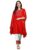 EthnicJunction Women’s Cotton Blend Embroidered Mirror Work Kurta Pant and Dupatta Set (B23-Sonali-Red_L_Red)