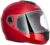 Steelbird SBH-11 Full Face Helmet Cherry Red, Size: L(57-58 cm)