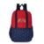 UNITED COLORS OF BENETTON Fermo Unisex 13L Casual 3 Compartment School Backpack – Red+Navy