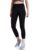 Clovia Women’s Slim Fit Polyester Activewear Ankle Length Tights (AB0047P13_Black_XXL)