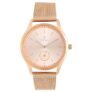 Titan Ladies Workwear Slimline Analog Rose Gold Dial Women’s Watch-NN95069WM01