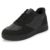 Leatherkraft Men Round-Toe Lace-Up Sneakers Black