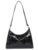 Fargo Leatherette Side White Sling Bags For Women’s Ladies (Black)