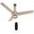 Havells 1200mm Crista Underlight BLDC Ceiling Fan | Remote Controlled, Smart Fan, IoT Enabled, Alexa & Google Home Compatible | 5 Star Rated, Upto 60% Energy Saving, 2 Year Warranty | (Champagne Cola)