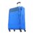 Aristocrat Oasis Plus Large Size Soft Check in Luggage (79 cm) | Spacious Polyester Trolley with 4 Wheels and Combination Lock | Dazzling Blue | Unisex| 5 Year Warranty