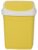 ARISTO Plastic Swing Dustbin,28 Ltr Yellow
